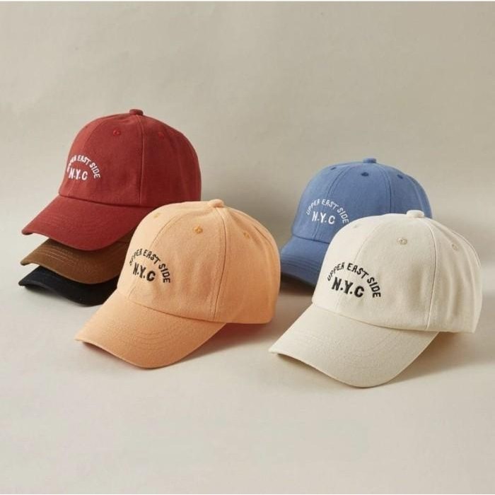 FU Topi Basebal  Anak NYC Unisex Kids Cap Topi Sport Hat NYC F17 - TBA NYC - HITAM