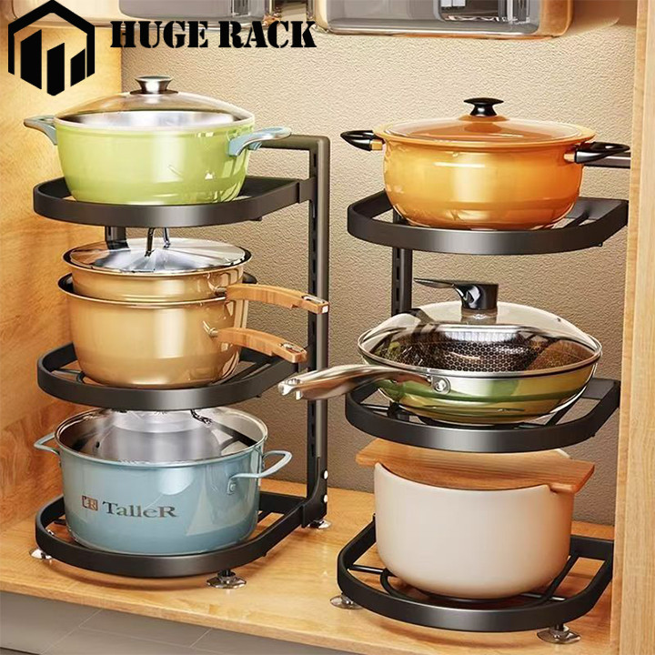 Rak Panci Susun Dapur Rak kolong dapur Rak Bawah Wastafel Rak Dapur Rak Pot Dapur Rak Dapur Stainles