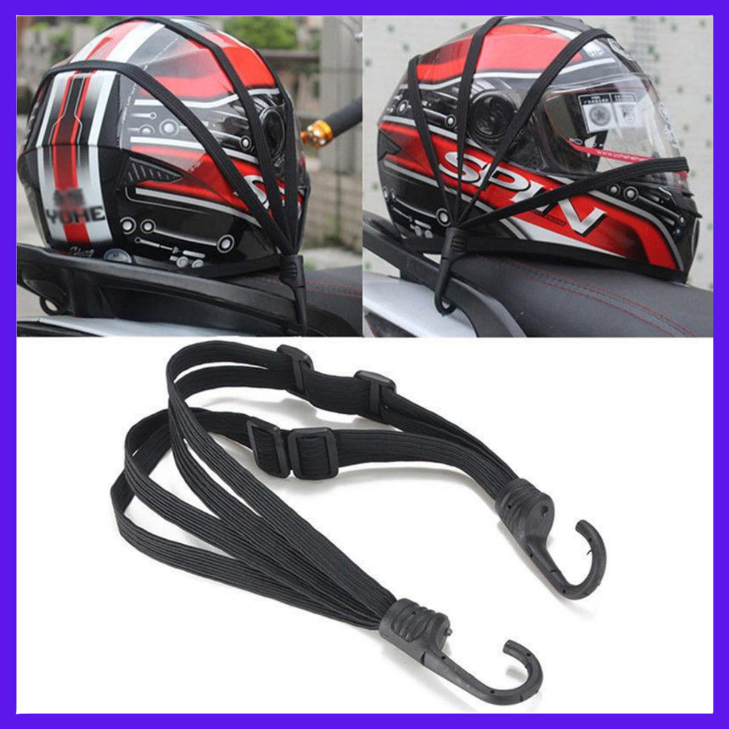 Piongpiaa - Tali Pengikat Helm Jaring Helm Tali Pengikat Helm Elastis Helmet PENGIKAT BARANG / HELM 