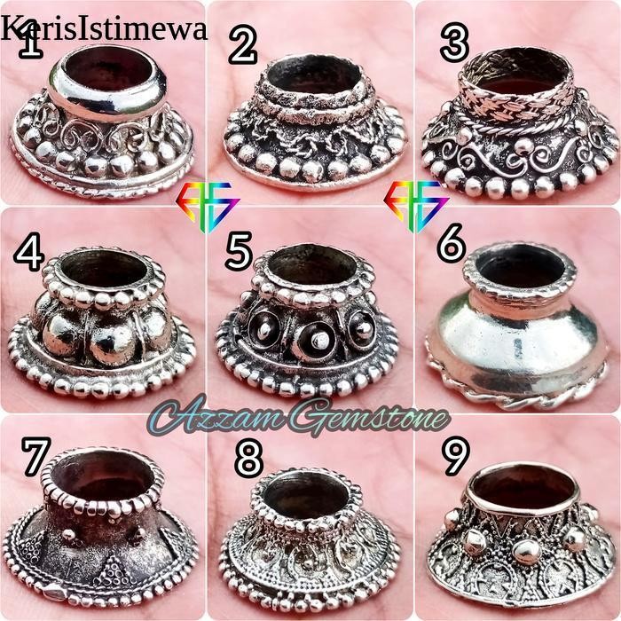 Mendak Selut Keris Betok bkn Patrem Tombak - logam kuningan KIS15