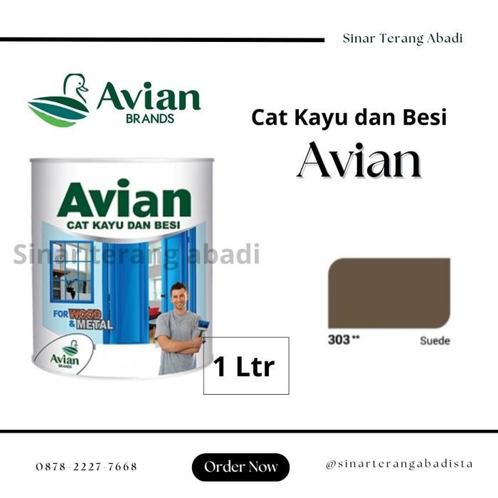 [LUMIOO] Cat Kayu & Besi Avian 1 Kg 303 Suede