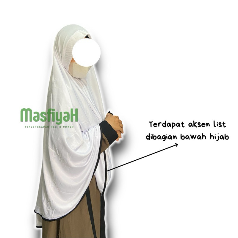 HIJAB BERGO POLOS HIJAB BERGO LIST KHIMAR BERGO KHIMAR JUMBO BERGO HITAM POLOS KHIMAR BERGO PUTIH PO
