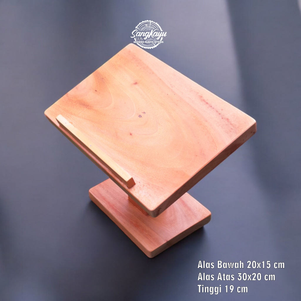 SangKayu Laptop Stand Notebook Book Stand Rakel Al-Qur'an Multipurpose Stand
