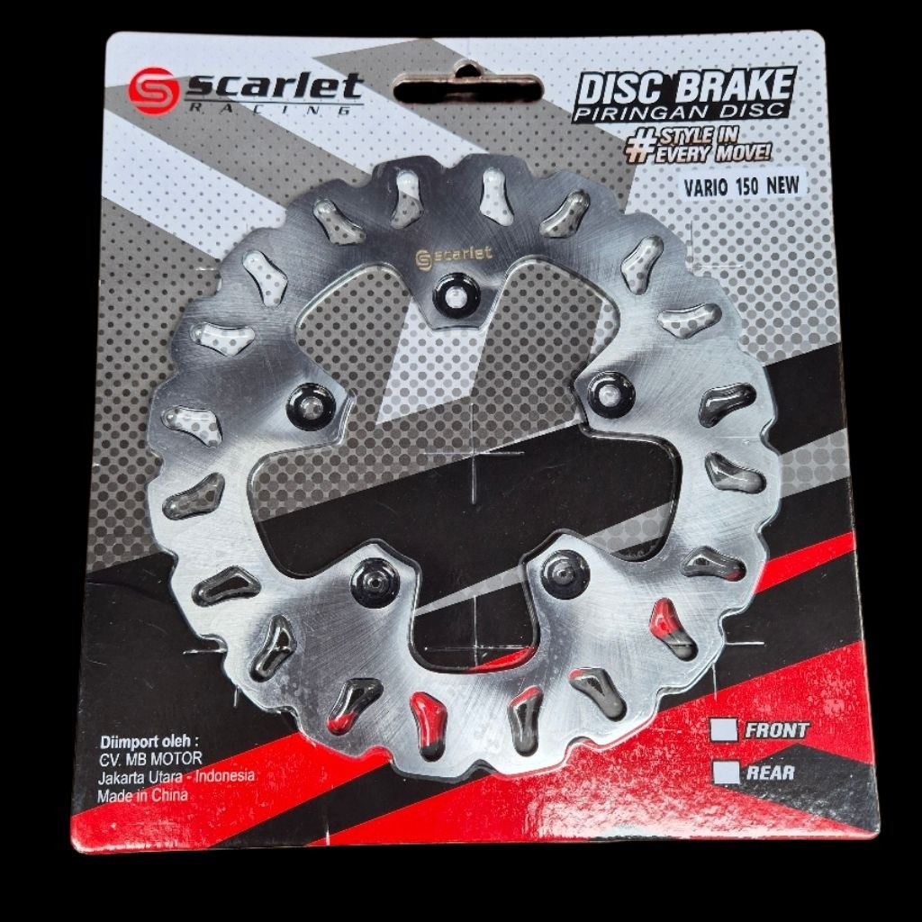 Piringan Cakram Depan 190mm Motor Vario 150 125 New Led Lobang 5