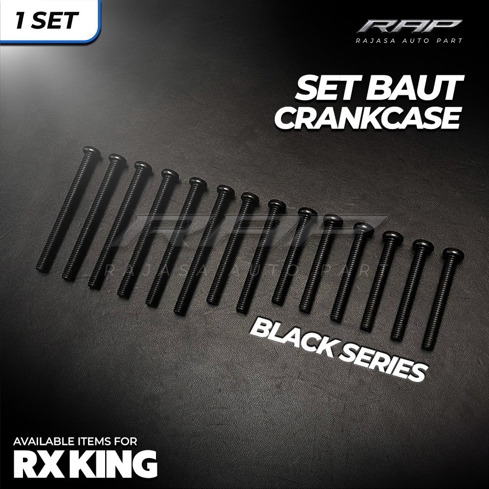 BAUT SET CRANKCASE DALAM RX KING 14 PCS/BAUT CRANKCASE MESIN BAGIAN DALAM RX KING 1 SET