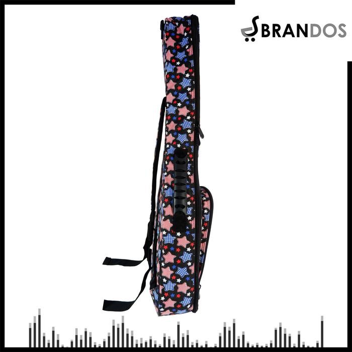 Tas Softcase Ukulele Baritone & Gitarlele Ukuran 29 Inch Gigbag Ransel Impor GTB - Hitam Polos