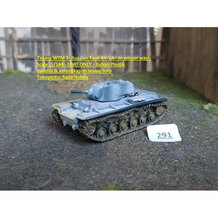 DCT... Takara WTM 2 Russian Tank KV-1A Winter Wash Loose