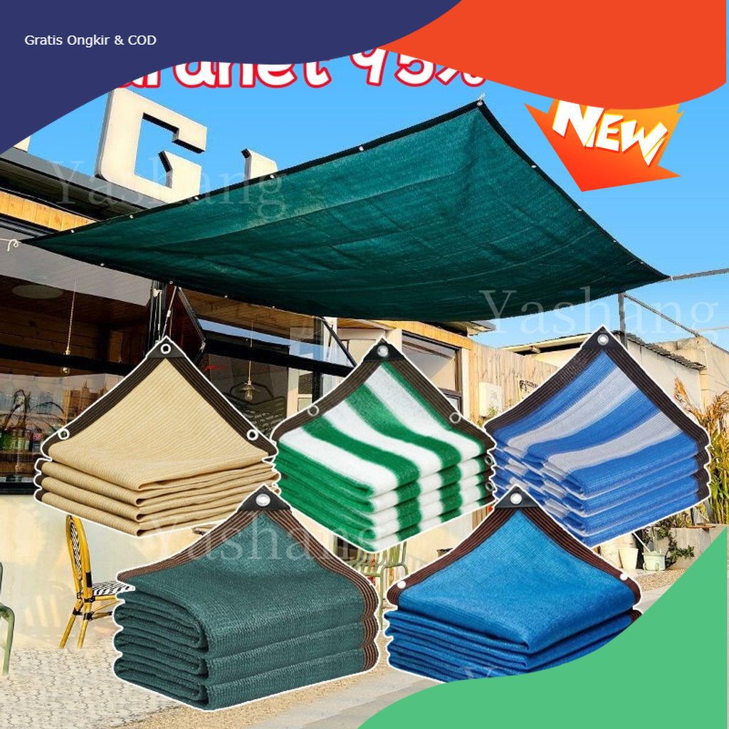 Paranet 95% Anti UV Jaring Paranet Pelindung Tanaman Rumah Kaca Jaring Tabir Sun Shade Net Outdoor
