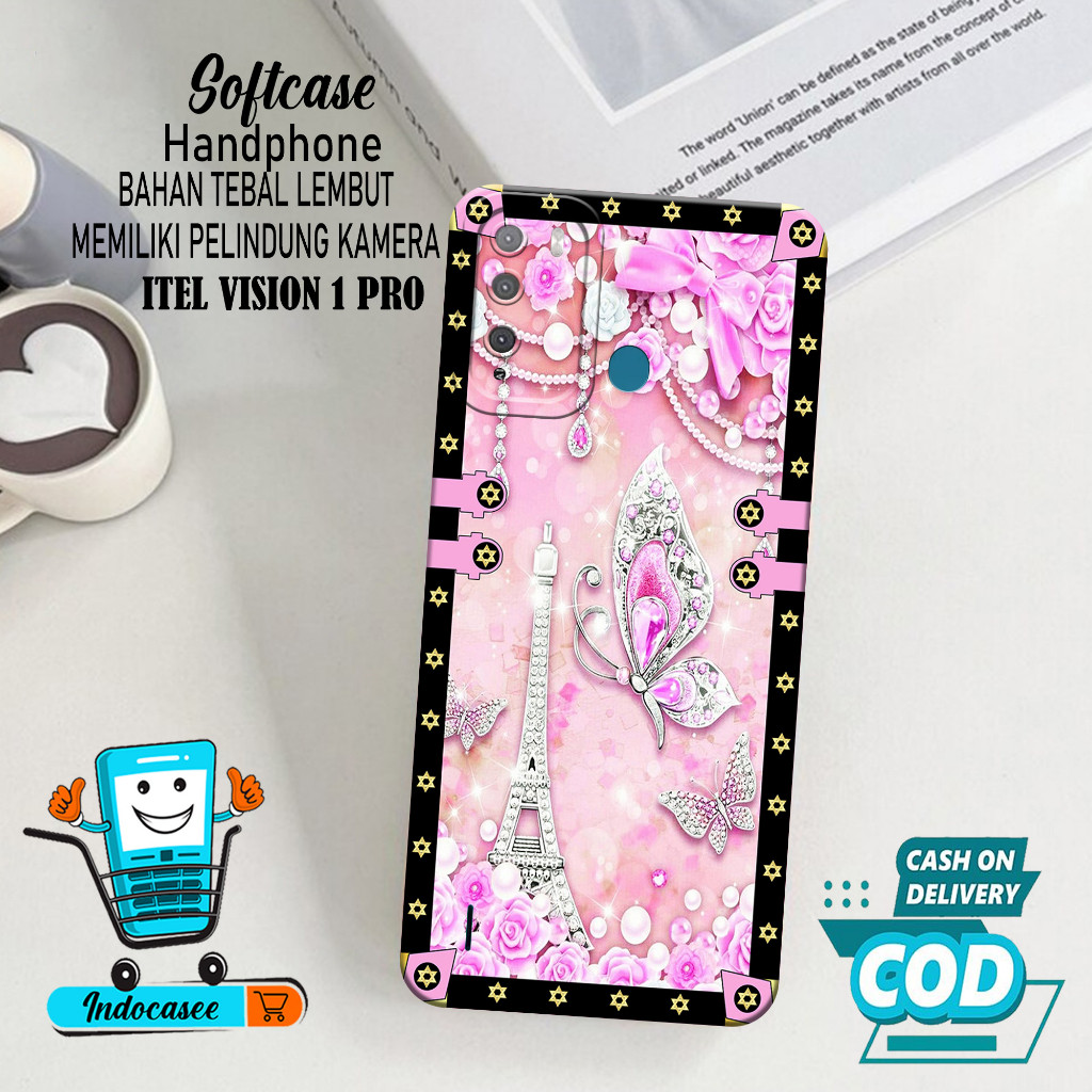 Case Hp Itel Vision 1 Pro - Softcase Itel Vision 1 Pro - Casing Itel Vision 1 Pro - Kesing Itel Visi