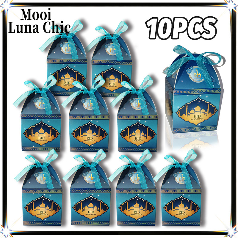 10Pcs Gable Box Hampers Idul Fitri Dus Toples Jar Lebaran Gable Hampers Tenteng Lebaran