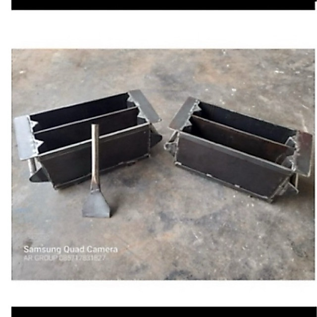 cetakan batako engsel double 30x15x8cm