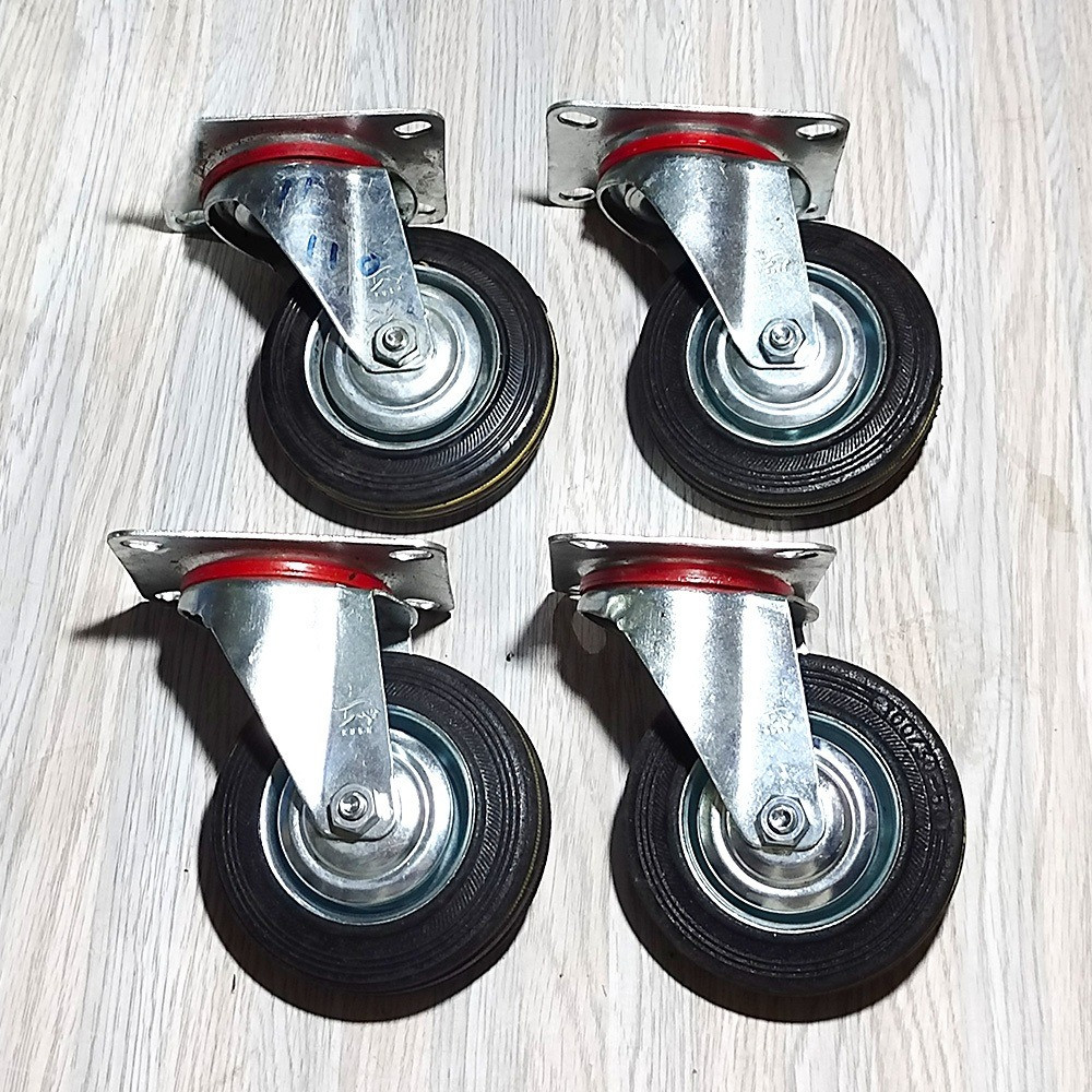 [SOLUSI] RODA TROLI 4 INCH / RODA KARET ETALASSE GEROBAK 4 INCH