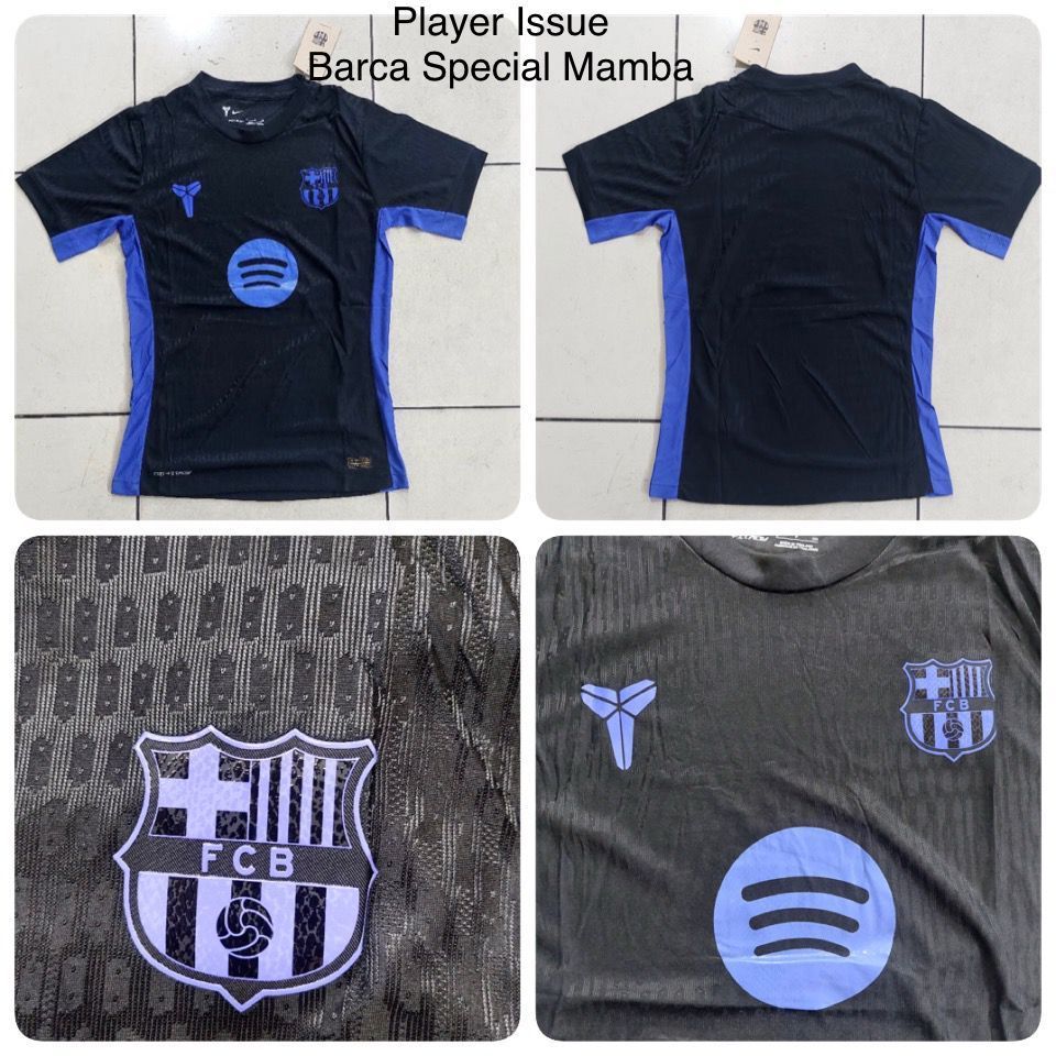 PLAYER ISSUE BARCELONA BLACK SPECIAL MAMBA 2025 2026 PI BARCA HITAM