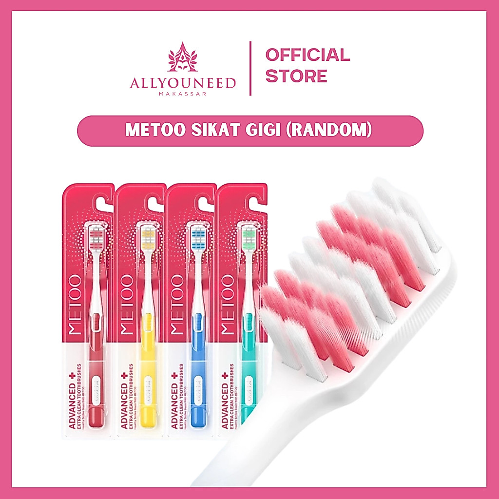 METOO Advanced Extra Clean Toothbrushes - Sikat Gigi