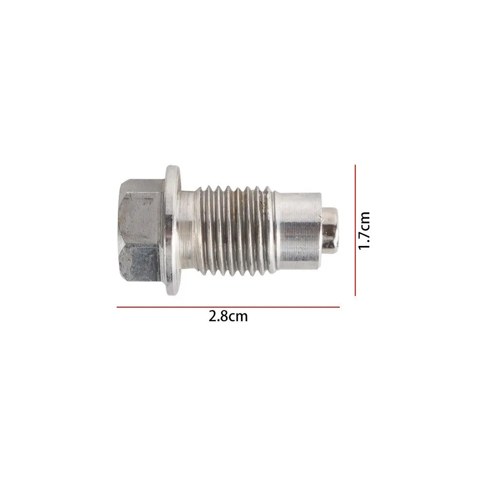 M12x1.25 M12x1.5 M12x1.75 M14x1.5 M16x1.5 M18x1.5 Baut Pembuangan Oli Magnetik Universal Mur Pembuan