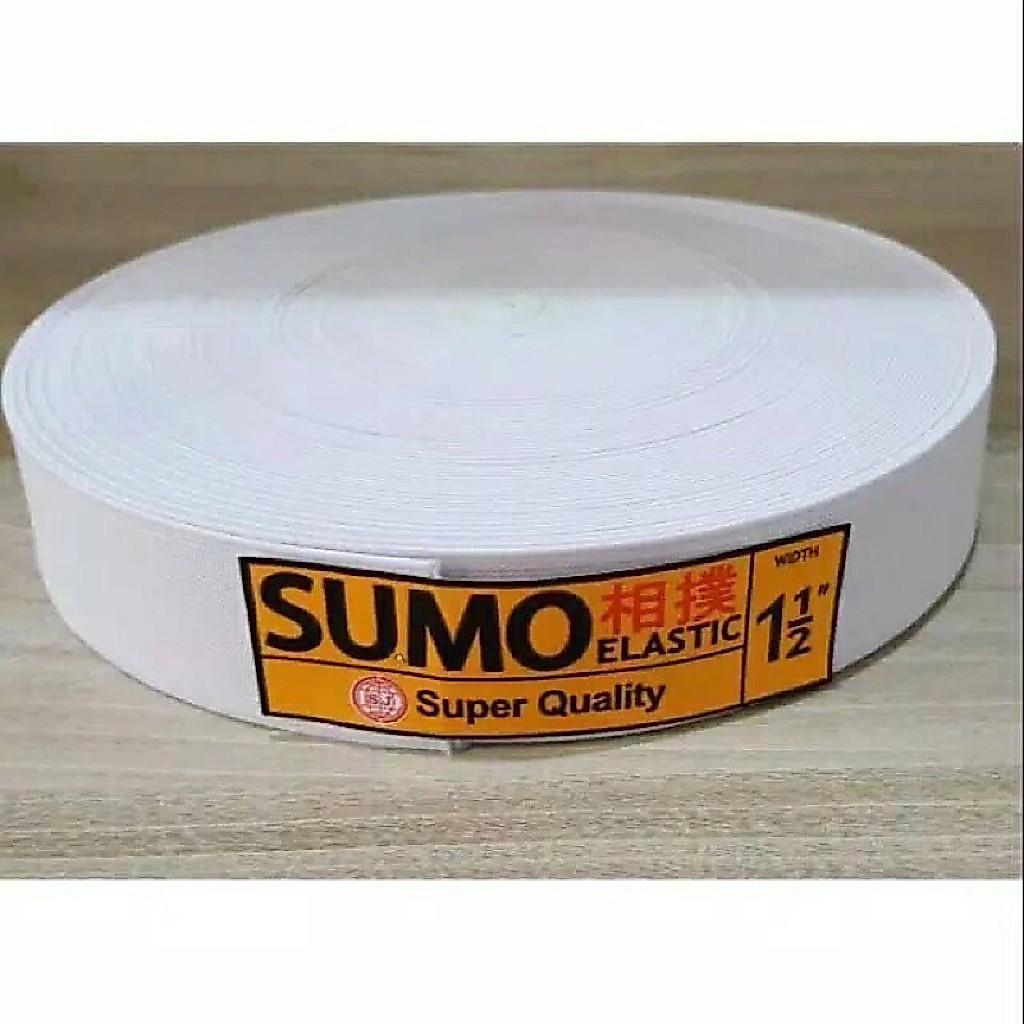 Karet elastis SUMO Kuat tebal lebar 2cm 3cm karet celana karet kasur karet spray