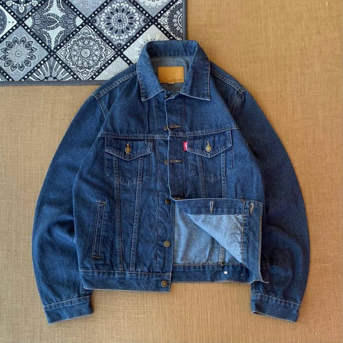 jaket Dongsin Denim size M-L (seperti baru) 100% original 190626B