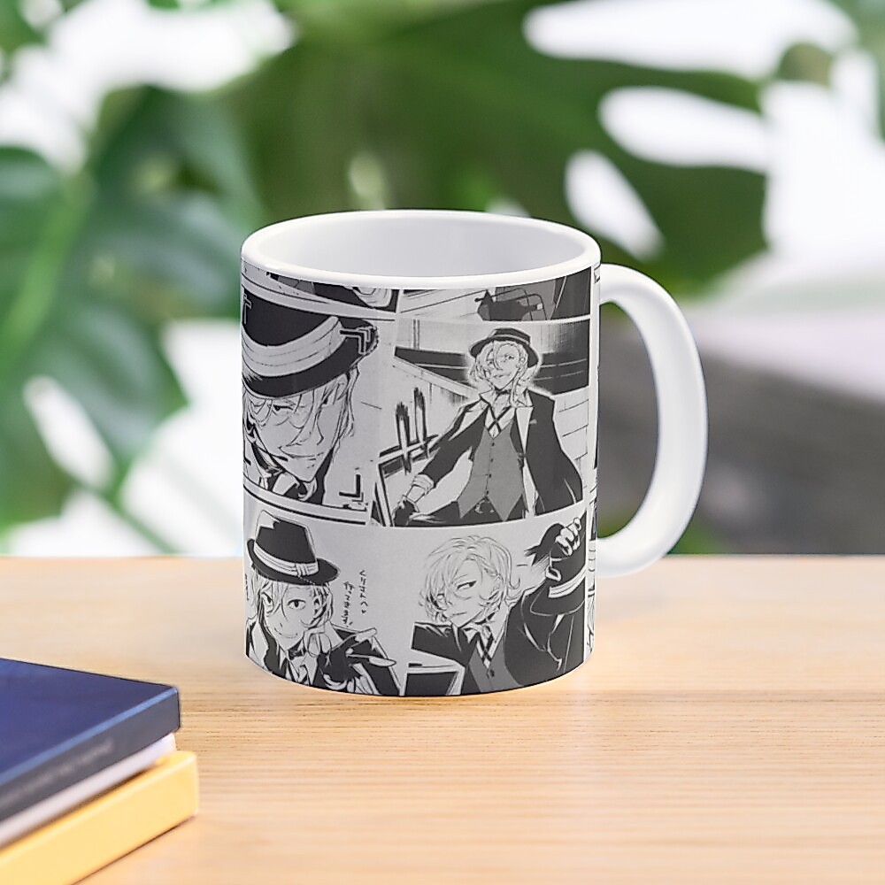Manga Panels Chuuya Nakahara Coffee Mug Gelas