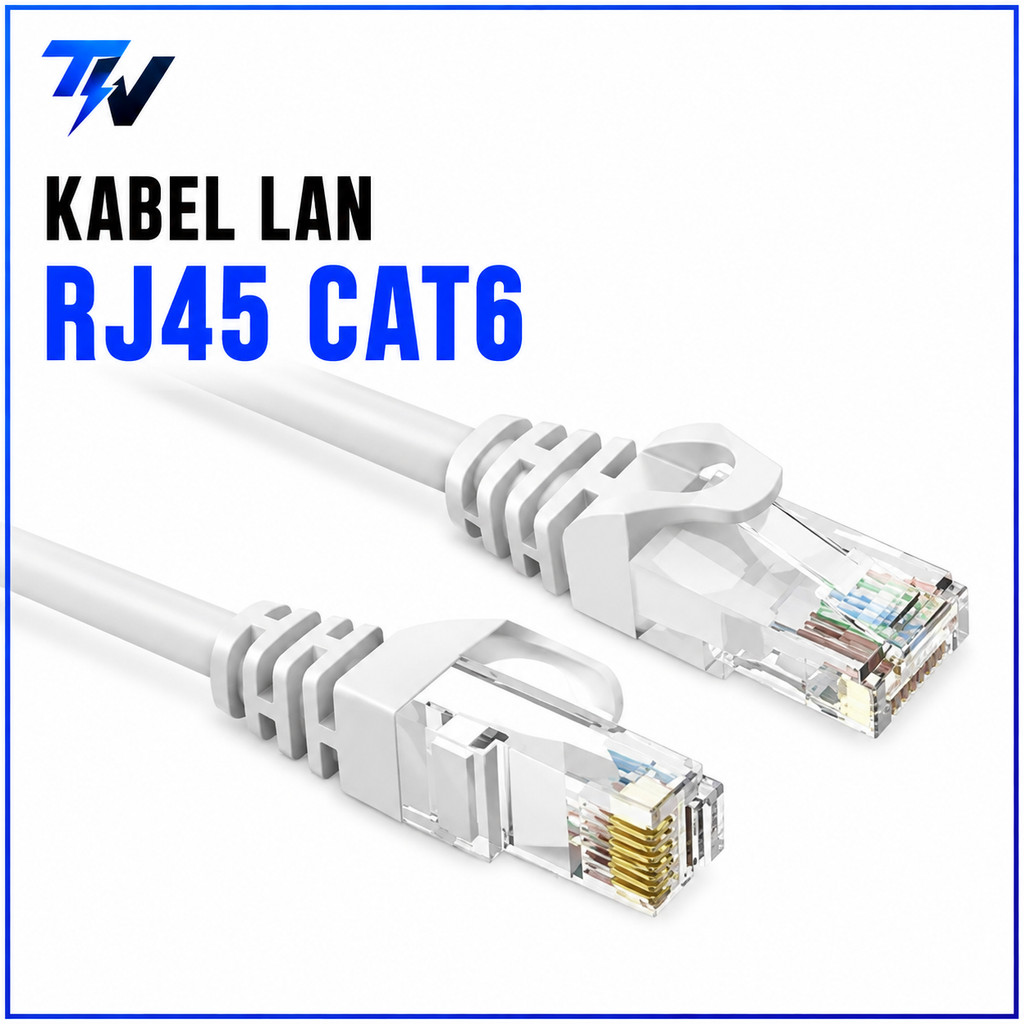 Kabel Internet CAT6 RJ45 Untuk Router Modem PC Laptop