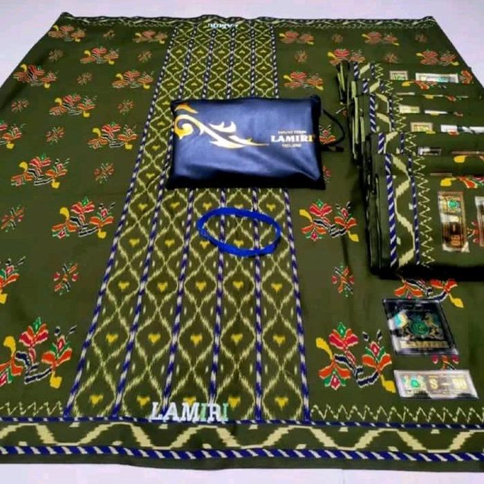 PROMO Sarung LAMIRI MST bahan Rayon - Hijau armi