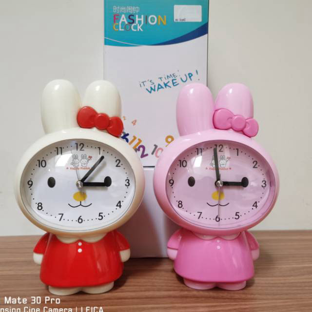 Jam Beker Karakter Melody Kelinci / Jam Beker Alarm Karakter 3005 / Jam Weker Karakter Murah / Jam B