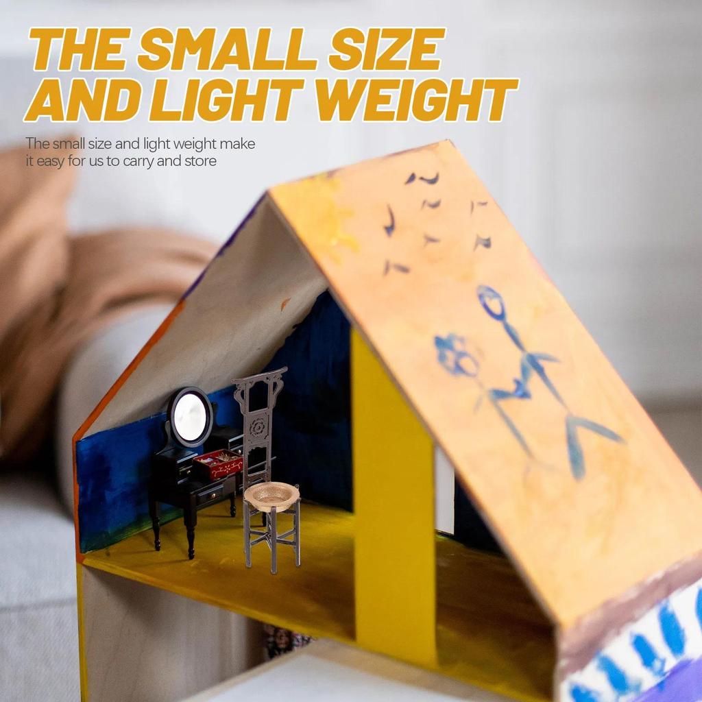 1Set Miniature Chinese Furniture Adorable Realistic Mini House Decor for DIY Micro Landscape Decorat