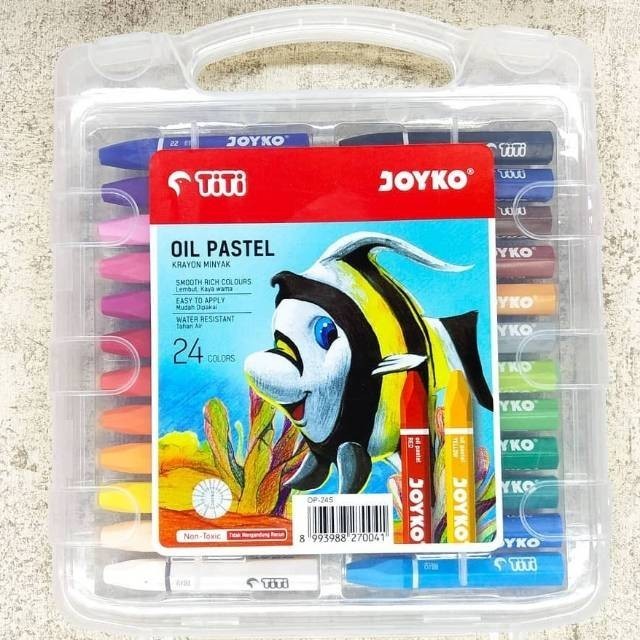 Crayon Joyko 24 Warna/Crayon Mewarnai/Crayon Anak