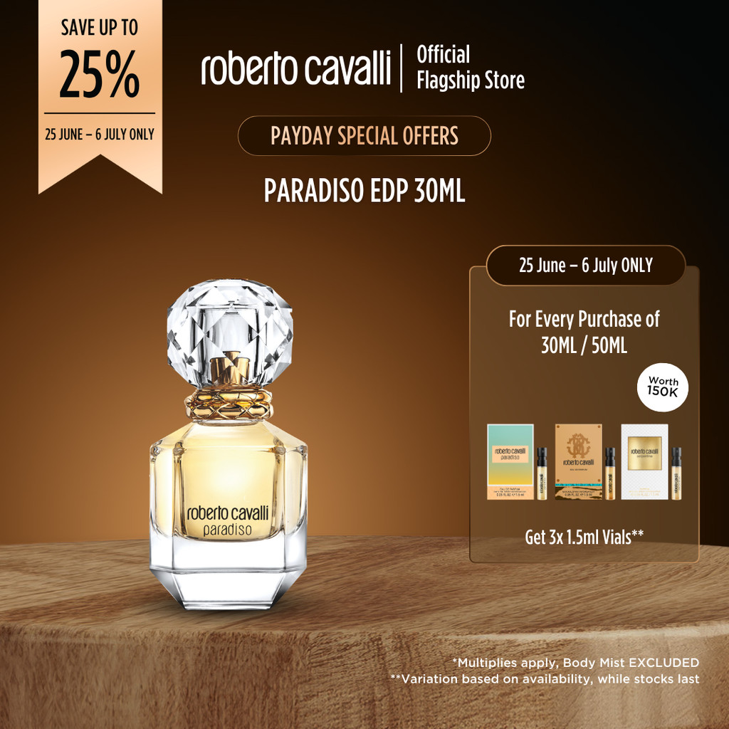 Roberto Cavalli Paradiso EDP 30ML - Parfum Wanita