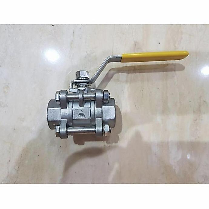 Ball Valve Mdt 3 Piece Body Ss304 3/4" Terbaru 