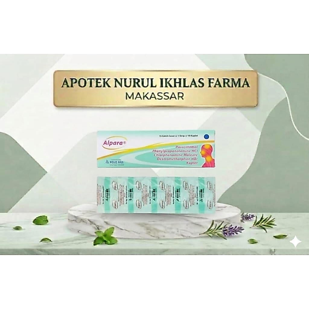 ALPARA obat batuk dan pilek 1strip 10 kaplet