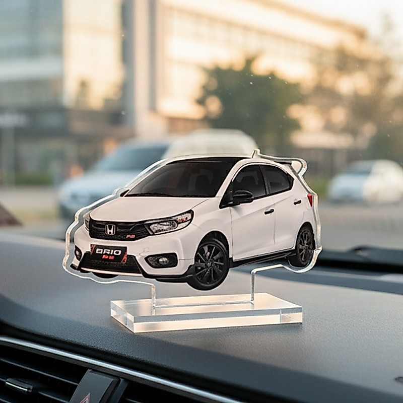 Vandel Akrilik Custom Model Mobil Hiasan Dashboard Meja Bisa Foto Sendiri