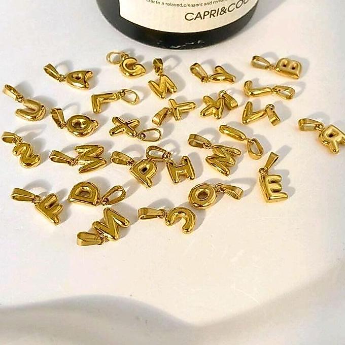Thin- Kalung Huruf Balon Embos 750 Kait Serut Lobster Titanium