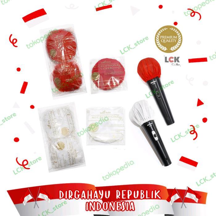 sarung pelindung mic 50pcs /penutup kepala mic /microphone/karaoke - Hitam
