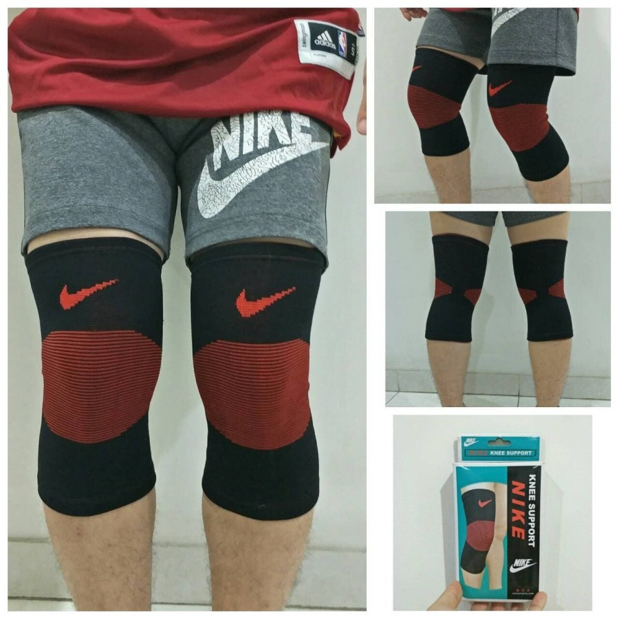 [TERBARU] Pelindung Lutut Nike isi sepasang - Knee Support Nike isi 2 - deker lutut Nike - Knee Slee