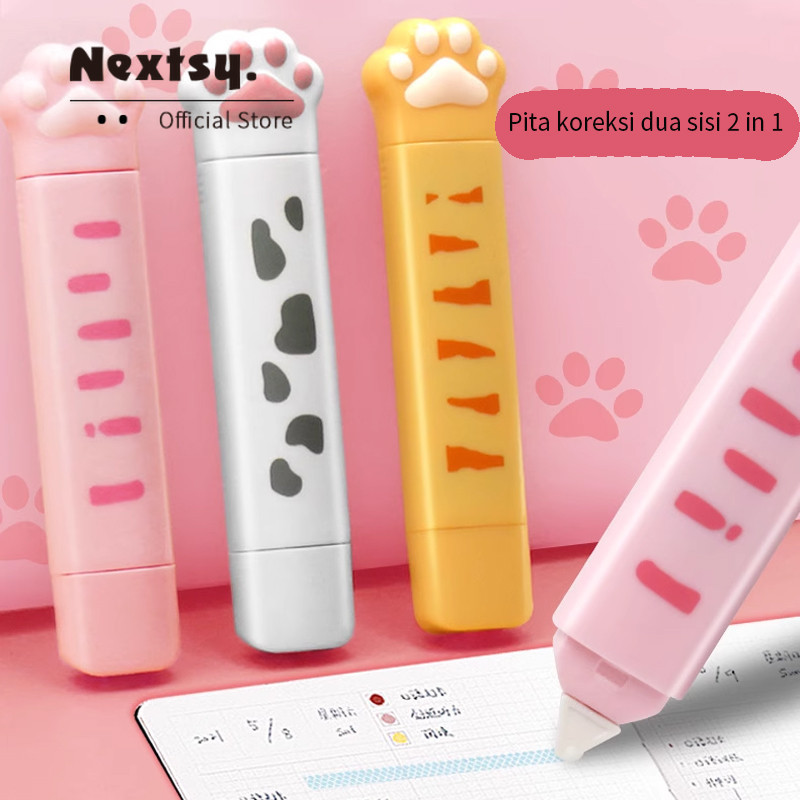 

Nextsy Rol Pita Koreksi Pita Dua Sisi Pita Rol Dua-Dalam-Satu