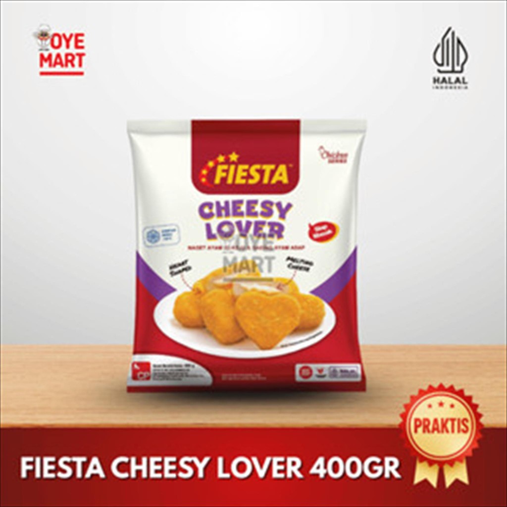

[PROMO] FIESTA CHEESY LOVER 400GR / NUGGET KEJU