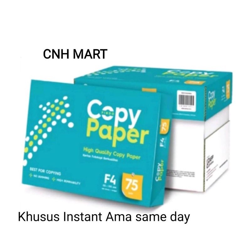 

Kertas F 4 COPY PAPER 75 GRAM / harga 1 rim 500 Lembar