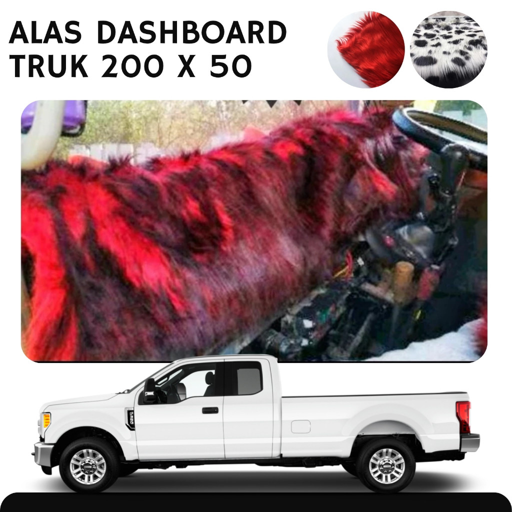 Alas Dashboard Macan Loreng Bulu Panjang – Mobil & Truk Elegan bulu-rajut store