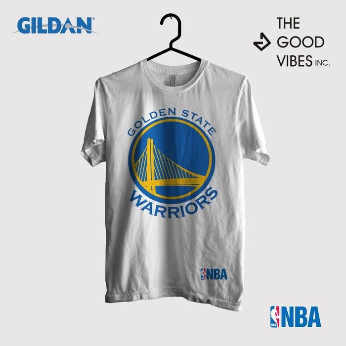 (COD) Kaos  NBA - Golden State Warriors White - Putih, S