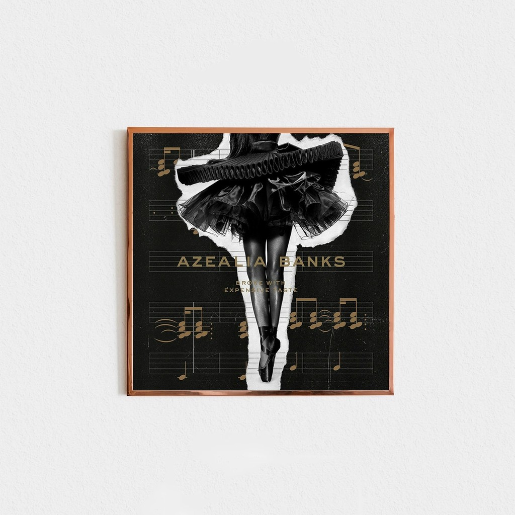 

Azealia Banks Broke With Expensive Tas Music Album Canvas Poster Art Hip Hop Rapper Pop Music Star Home Wall Painting Decoration