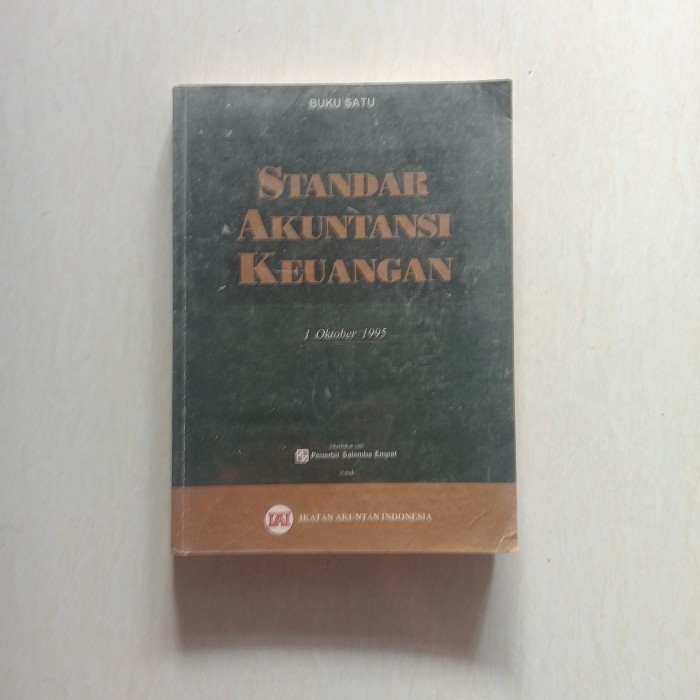 STANDAR AKUNTANSI KEUANGAN Buku Satu IAI Original Bekas
