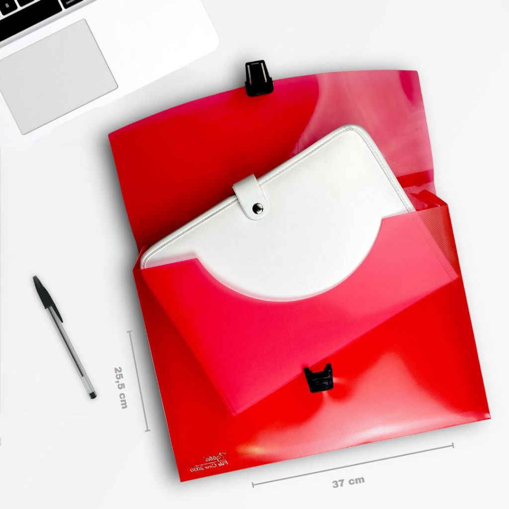 

File Case 2050 dengan Handle & Kunci | Map Dokumen Kantoran Ukuran Folio Anti Air | Bahan Premium