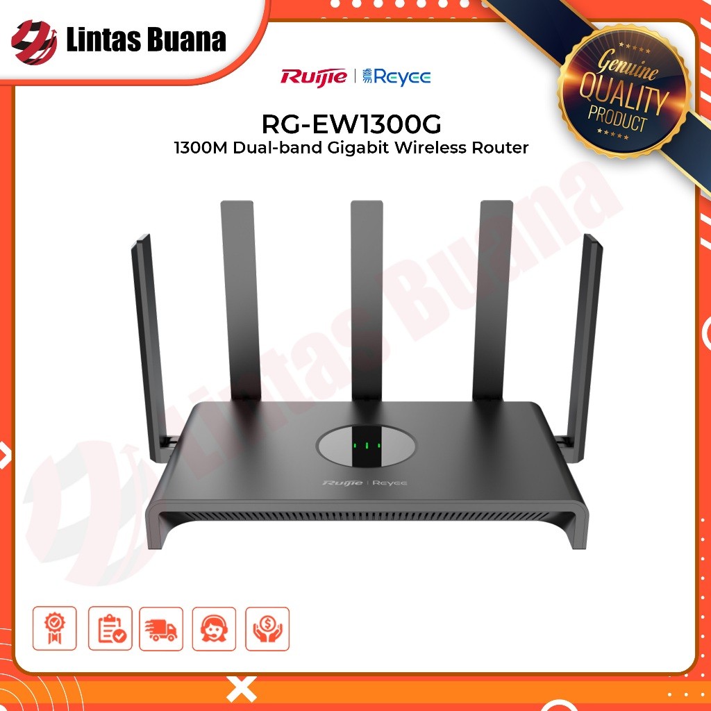 Ruijie Reyee RG-EW1300G 1300M Dual-band Gigabit Wireless Router RG-EW1300 G
