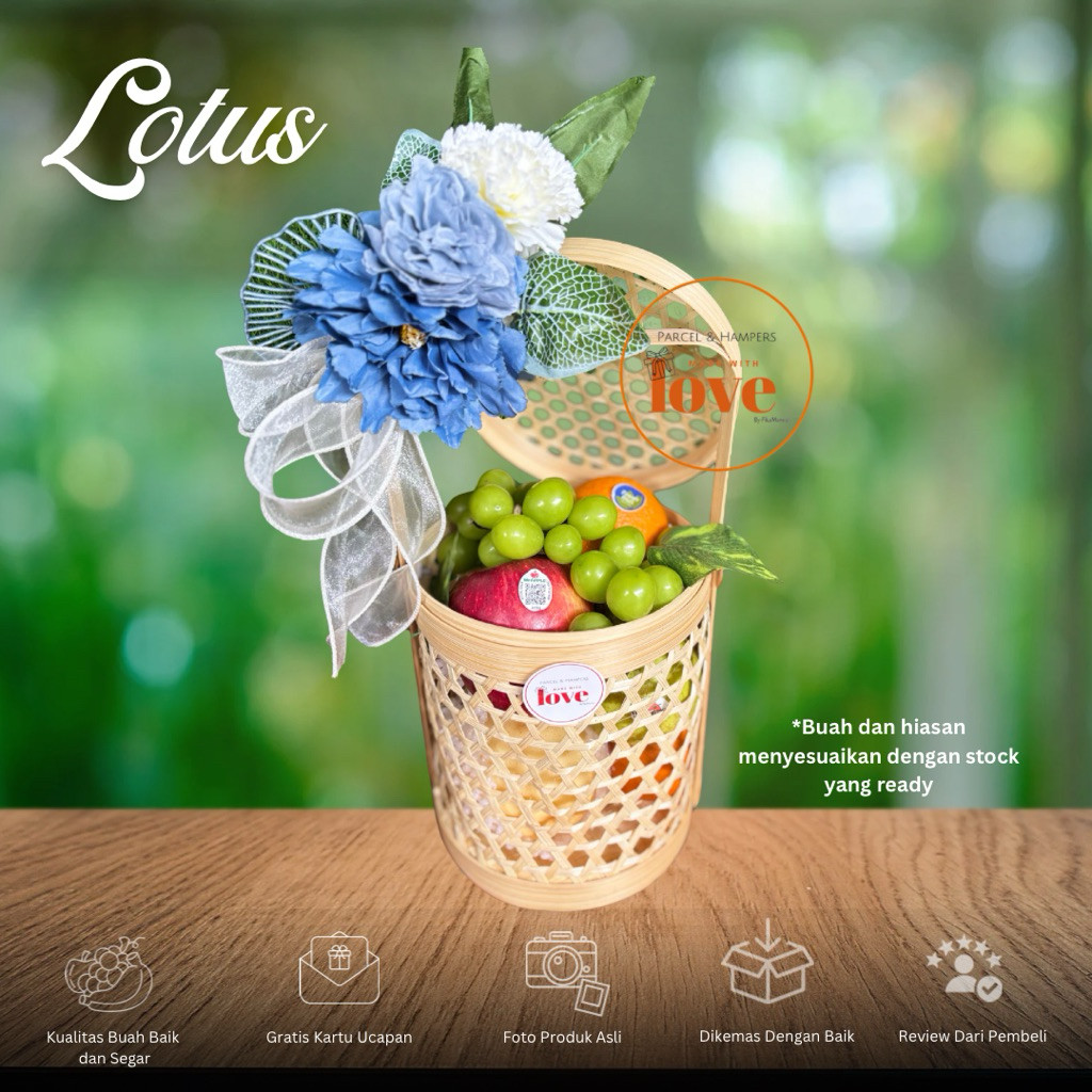 Parcel Buah Cantik Bekasi /Hampers Buah Aesthetic /Parcel Buah Segar / Parcel Hantaran Lebaran /Parc