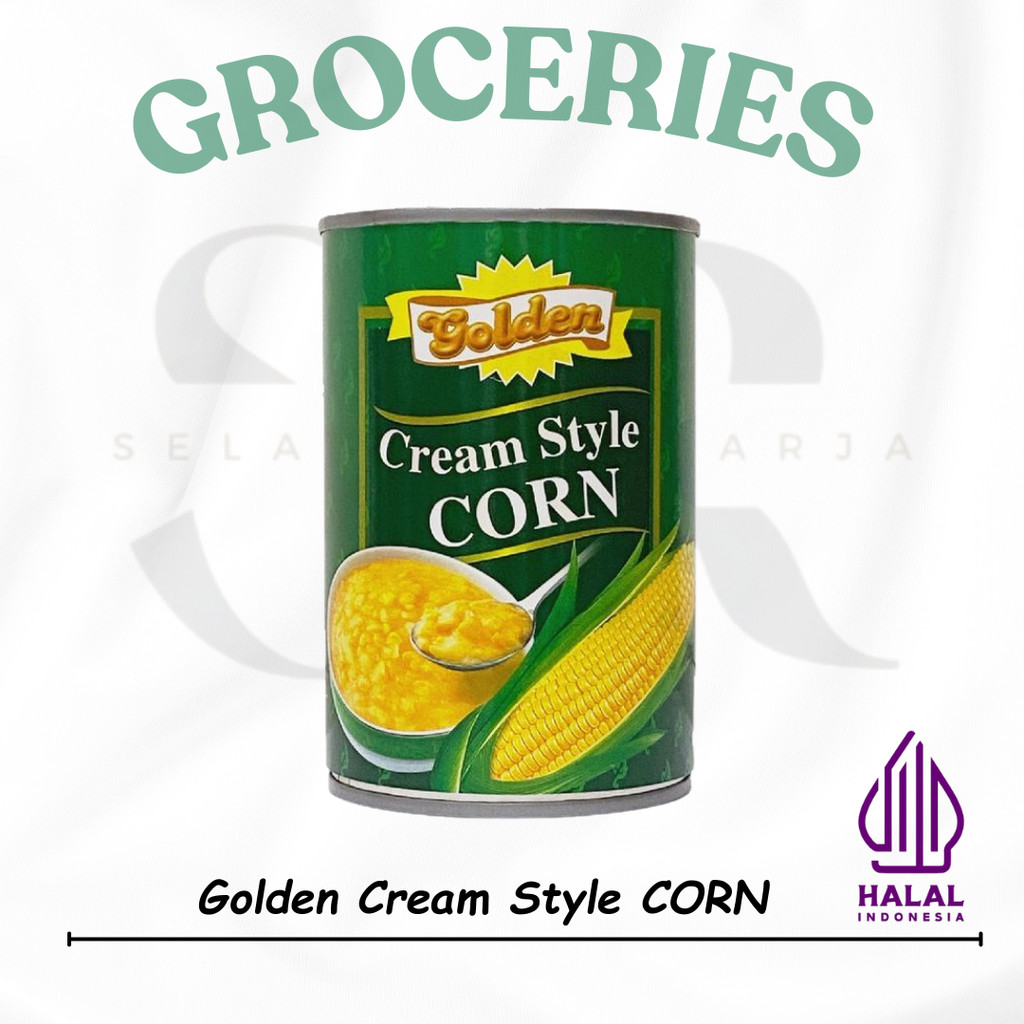 

Golden Cream Style Corn 425g - Krim Jagung Kalengan Premium