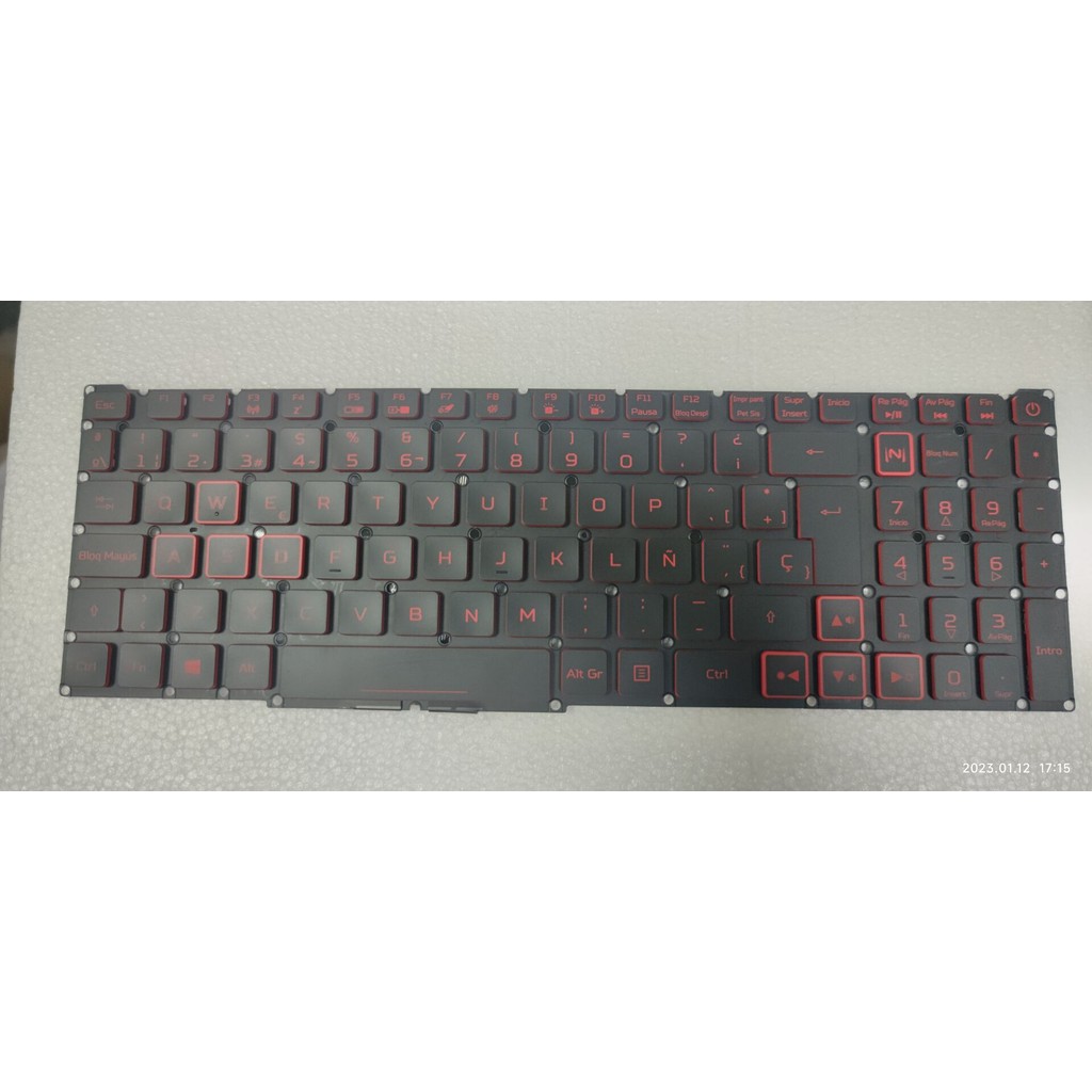New Spanish keyboard backlit red word For Acer Nitro 5 7 AN515-54 43 44 AN515-55 AN517-51 52 AN715-5