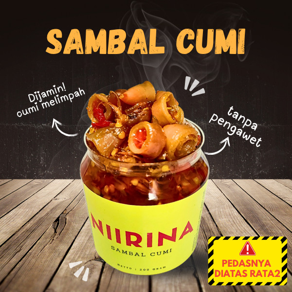 

NIIRINA Sambal Premium Cumi Asin 200gr