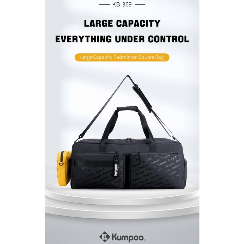 Kumpoo Badminton Large Racket Bag KB-369 Orange | Tas Raket Bulutangkis Besar KB369 KB 369 Oren
