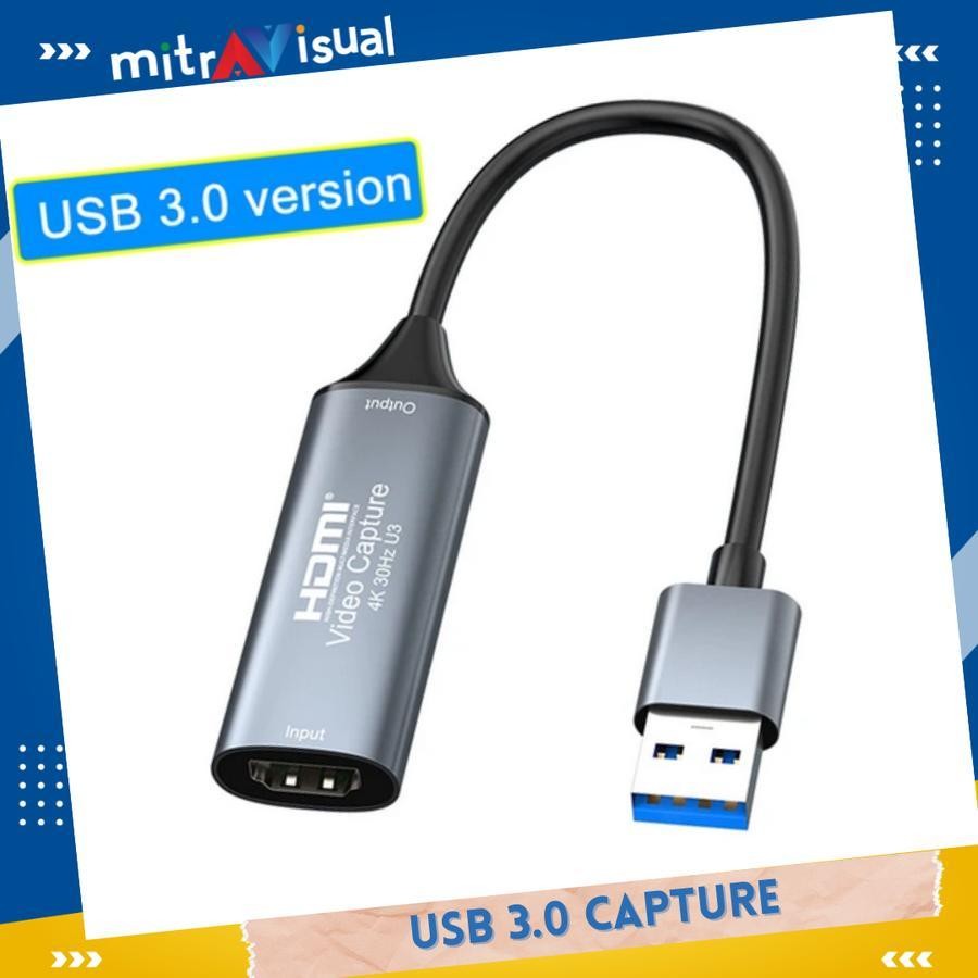 HDMI Video Capture Card 4K Real USB 3.0 / USB 2.0
