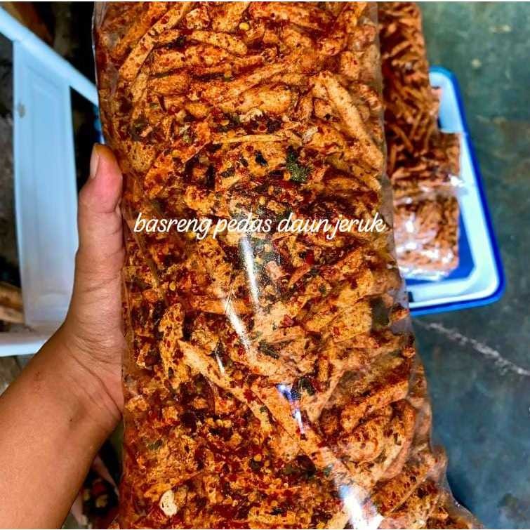 

basreng pedas daun jeruk bumbu melimpah/basreng original daun jeruk isi 1kg 500gr 250gr